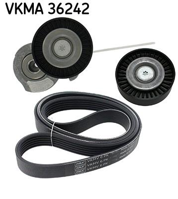 Set curea trapezoidale cu nervuri - SKF