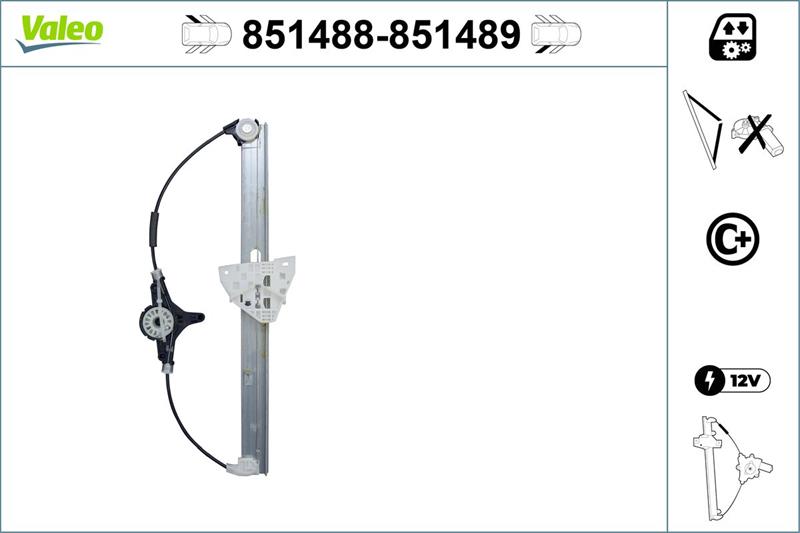 Regulator de geam - VALEO