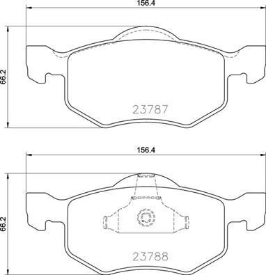 Placute de frana - BREMBO