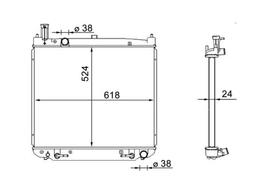 Radiator - MAHLE