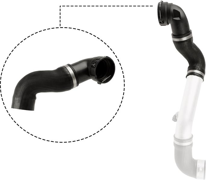 Furtun de admisie turbocompresor - GATES