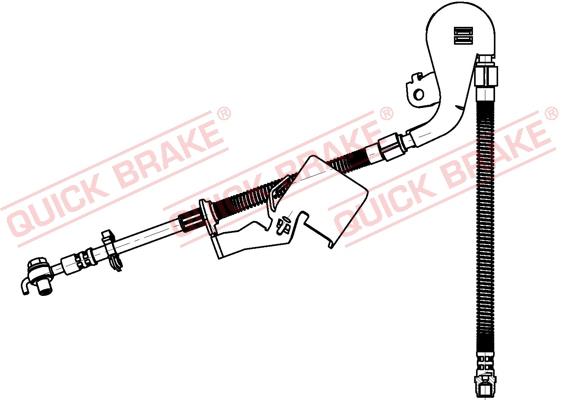 Furtun de frana - QUICK BRAKE
