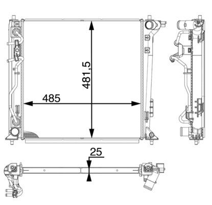 Radiator - MAHLE