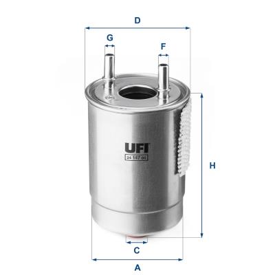 Filtru de combustibil - UFI