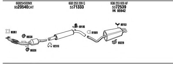 Tablă de picioare - STARLINE