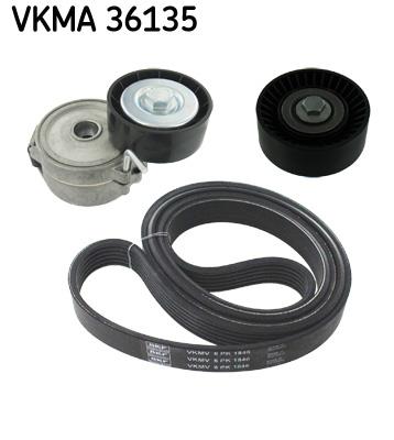 Set curea trapezoidale cu nervuri - SKF