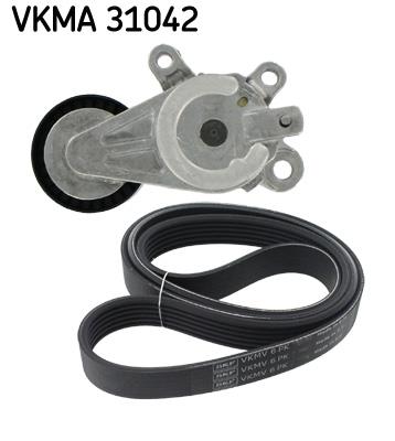 Set curea trapezoidale cu nervuri - SKF