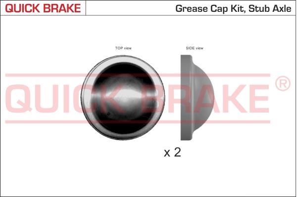 Capac rulment roata - QUICK BRAKE