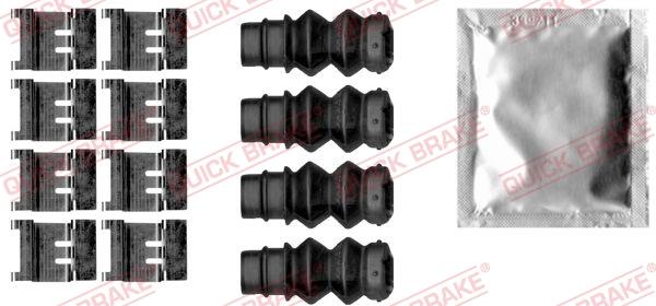 Set de accesorii plăcuțe de frână - QUICK BRAKE