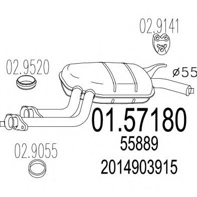 AIC Roller Guide, sliding door 11462499 - AIC