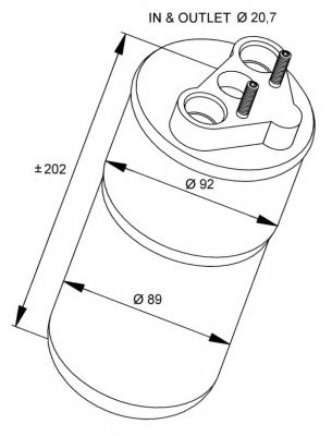NRF Dryer, air conditioning 11541699 - NRF