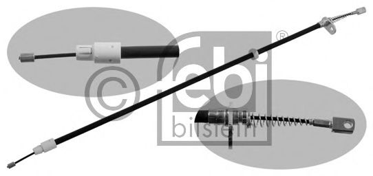FEBI BILSTEIN Cable Pull, parking brake 11585025 - FEBI BILSTEIN