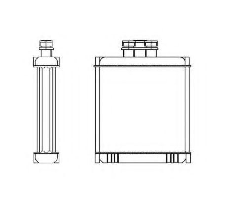 NRF Heat Exchanger, interior heating 11544131 - NRF