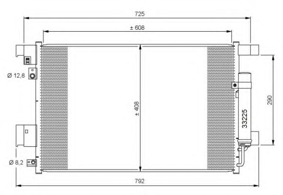 NRF Condenser, air conditioning 11542158 - NRF