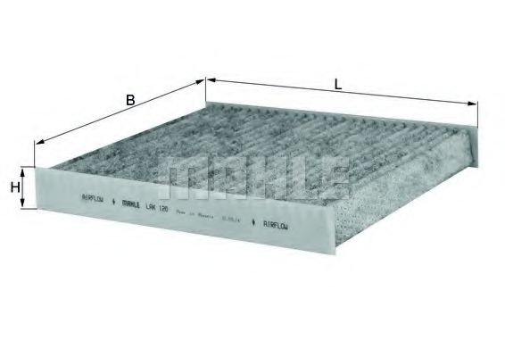 MAHLE Filter, interior air 11663963 - MAHLE