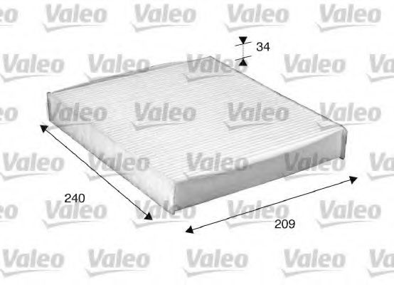 VALEO Filter, cabin air 10144802 - VALEO