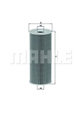 MAHLE Oil Filter 3208586 - MAHLE
