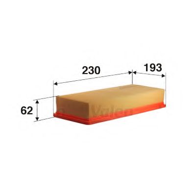 VALEO Air Filter 11180988 - VALEO