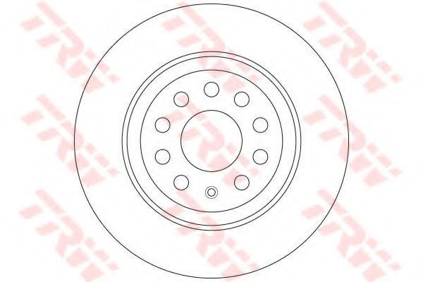 TRW Brake Disc 11107652 - TRW