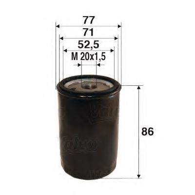 VALEO Oil Filter 11181384 - VALEO