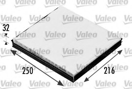 VALEO Filter, cabin air 10144654 - VALEO