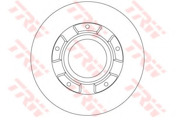 TRW Brake Disc 11107657 - TRW