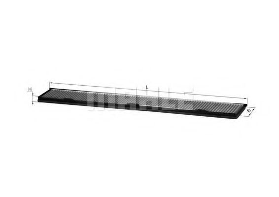 MAHLE Filter, interior air 11663996 - MAHLE