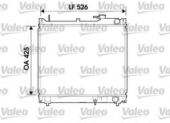 VALEO Radiator, engine cooling 10147116 - VALEO