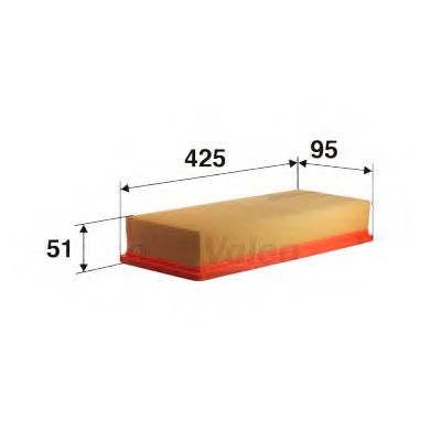 VALEO Air Filter 11181046 - VALEO