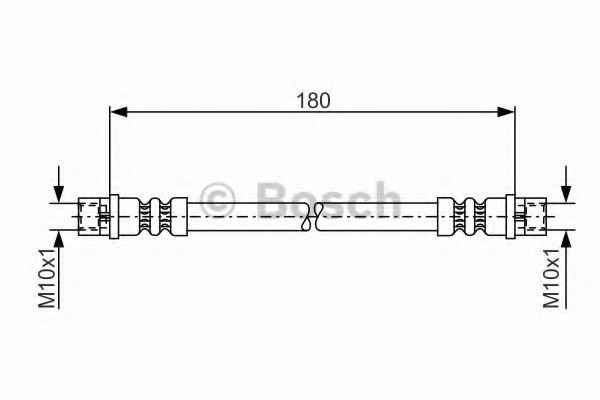 BOSCH Brake Hose 10107315 - BOSCH