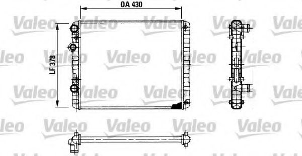 VALEO Radiator, engine cooling 10146078 - VALEO