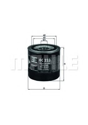 MAHLE Oil Filter 4647737 - MAHLE