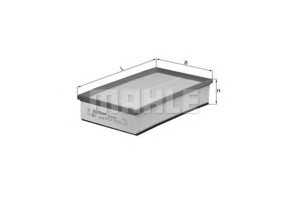 MAHLE Air Filter 11664717 - MAHLE