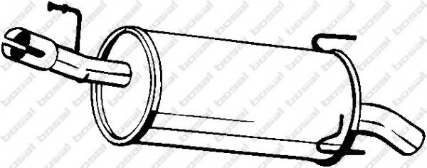 BOSAL End Silencer 11650411 - BOSAL