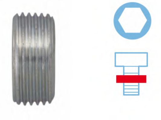 CORTECO Sealing Plug, oil sump 10414314 - CORTECO
