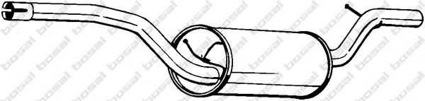 BOSAL Middle Silencer 11417633 - BOSAL