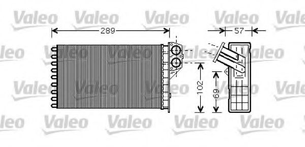 VALEO Heat Exchanger, interior heating 10150509 - VALEO