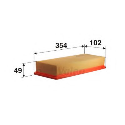 VALEO Air Filter 11181080 - VALEO