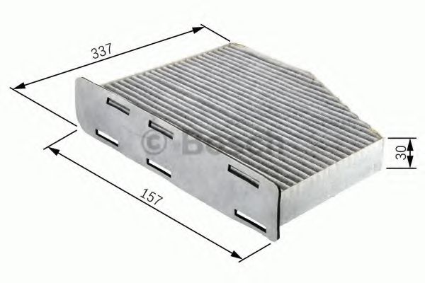 BOSCH Filter, cabin air 10110003 - BOSCH