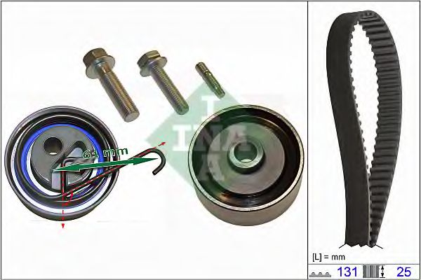 INA Timing Belt Set 10870535 - INA