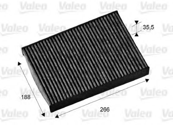 VALEO Filter, cabin air 10424366 - VALEO