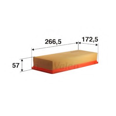 VALEO Air Filter 11181034 - VALEO