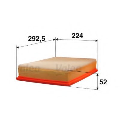 VALEO Air Filter 11181035 - VALEO