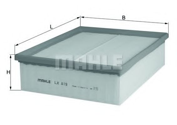 MAHLE Air Filter 3208490 - MAHLE