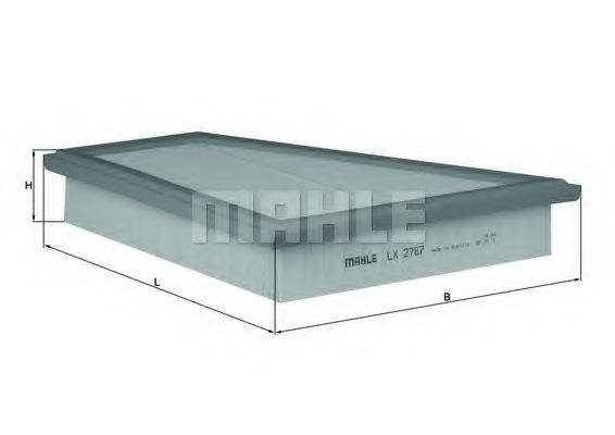 MAHLE Air Filter 11664434 - MAHLE