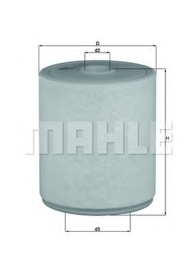 MAHLE Air Filter 11082727 - MAHLE