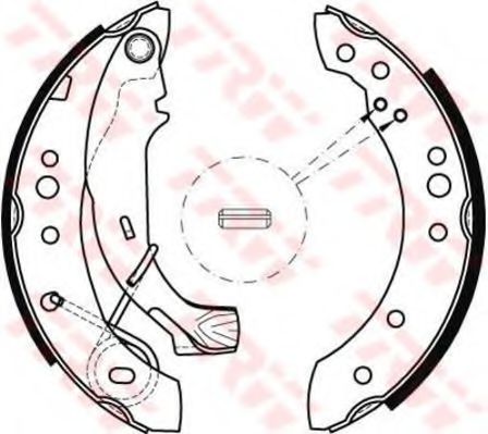 TRW Brake Shoe Set 10704027 - TRW