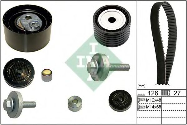 INA Timing Belt Set 11856030 - INA