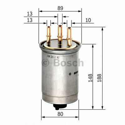 BOSCH Fuel filter 3204072 - BOSCH