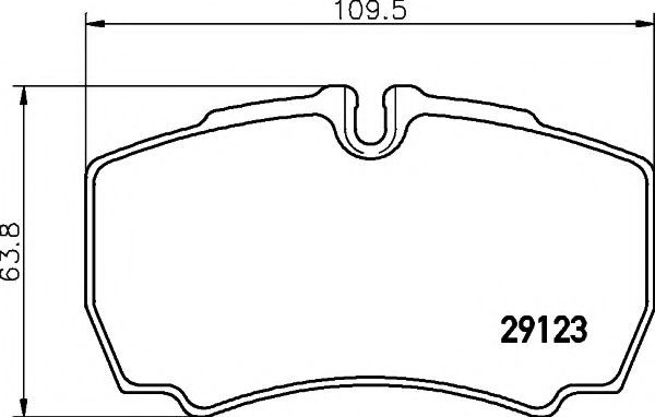 TEXTAR Brake Pad Set, disc brake 11423153 - TEXTAR
